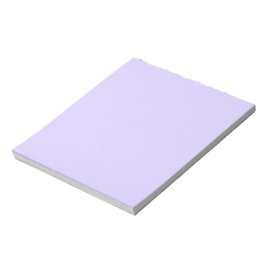 Pastel Lilac Solid Color | Classic | elegant Notizblock (Rotiert)