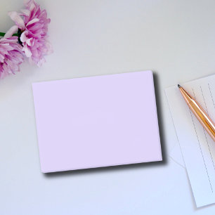 Pastel Lilac Solid Color Classic elegant Post-it Klebezettel