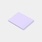 Pastel Lilac Solid Color | Classic | elegant Post-it Klebezettel (angewinkelt)