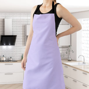 Pastel Lilac Solid Color Classic elegant Schürze
