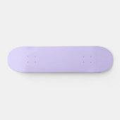 Pastel Lilac Solid Color | Classic | elegant Skateboard (Horizontal)