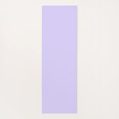 Pastel Lilac Solid Color | Classic | elegant Yogamatte (Rückseite)