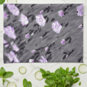 Pastel Lilac Wildblumen Geschirrtuch (Gefaltet)