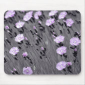 Pastel Lilac Wildblumen Mousepad (Vorne)