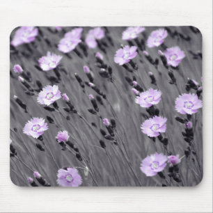 Pastel Lilac Wildblumen Mousepad