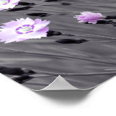 Pastel Lilac Wildblumen Poster (Ecke)