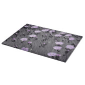 Pastel Lilac Wildblumen Schneidebrett (Ecke)