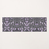 Pastel Lilac Wildblumen Yogamatte (Rückseite (Horizontal))
