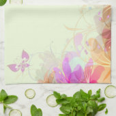 Pastel Lilies Wedding Küchentuch (Gefaltet)