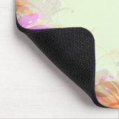 Pastel Lilies Wedding Mousepad (Ecke)