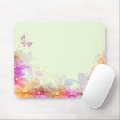 Pastel Lilies Wedding Mousepad (Mit Mouse)