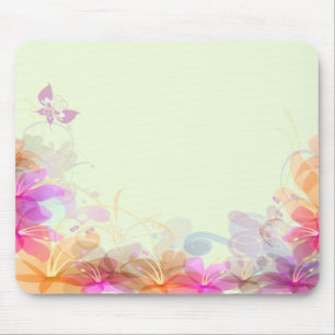 Pastel Lilies Wedding Mousepad