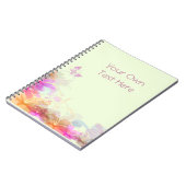 Pastel Lilies Wedding Notizblock (Linke Seite)