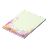 Pastel Lilies Wedding Notizblock (Rotiert)