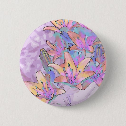 Pastel Lily Liebe Button (Vorderseite)