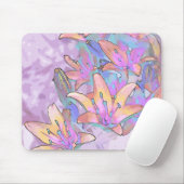 Pastel Lily Liebe Mousepad (Mit Mouse)