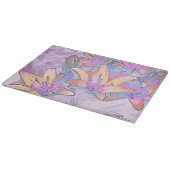 Pastel Lily Liebe Schneidebrett (Ecke)