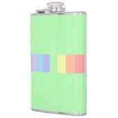 Pastel Lime Green Flachmann (Links)
