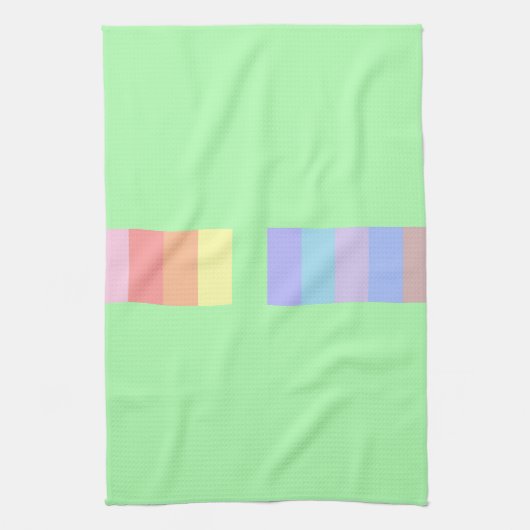 Pastel Lime Green Geschirrtuch (Vertikal)