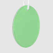 Pastel Lime Green Ornament (Vorderseite)