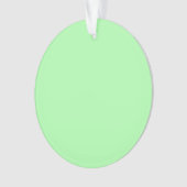 Pastel Lime Green Ornament (Vorderseite)