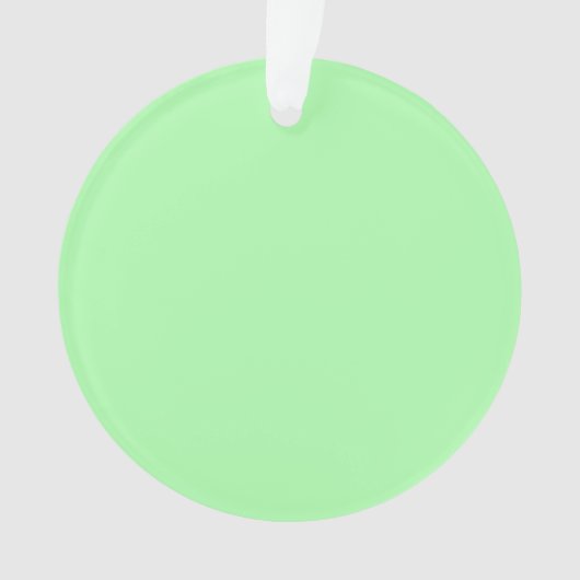Pastel Lime Green Ornament (Vorderseite)