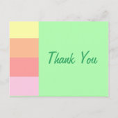 Pastel Lime Green Postkarte (Vorderseite)