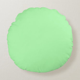 Pastel Lime Green Rundes Kissen