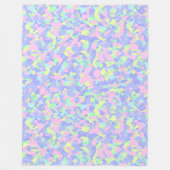 Pastel Limone Fleece Sherpa Blanket (Vorderseite)