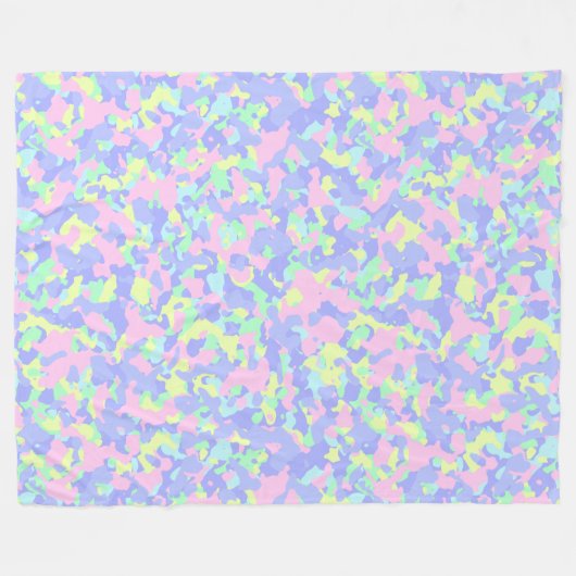 Pastel Limone Fleece Sherpa Blanket (Vorderseite (Horizontal))