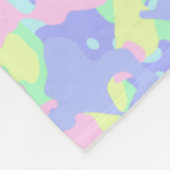 Pastel Limone Fleece Sherpa Blanket (Ecke)