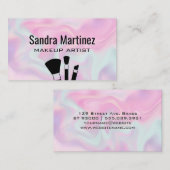 Pastel Liquid Background Visitenkarte (Vorne/Hinten)