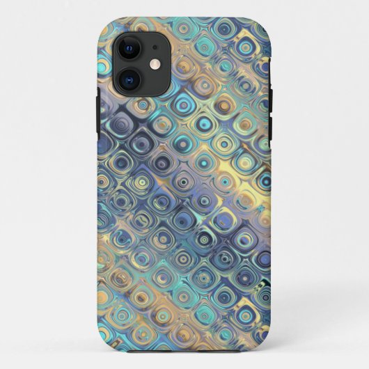 Pastel Liquid Dots Abstraktes Muster Case-Mate iPh iPhone Hülle (Rückseite)