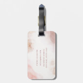 Pastel Liquid Watercolor Alkohol Tinte Gepäckanhänger (Rückseite vertikal)