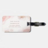Pastel Liquid Watercolor Alkohol Tinte Gepäckanhänger (Rückseite horizontal)