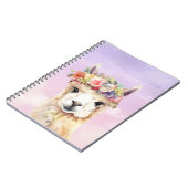 Pastel Llama-Notebook Notizblock (Linke Seite)