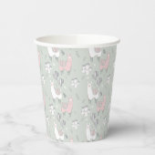 Pastel Llama Pattern Pappbecher (Links)