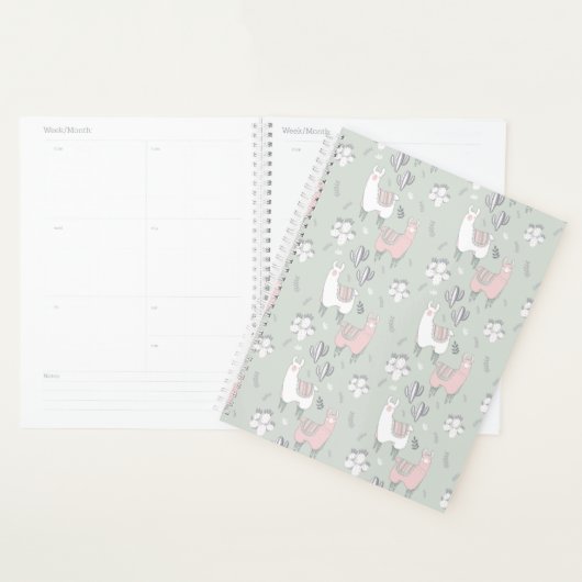 Pastel Llama Pattern Planer (Anzeige)