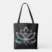 Pastel-Lotos Tasche (Rückseite)