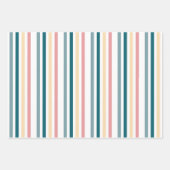 Pastel Loving Hearts Set von 3 Geschenkpapier Set (Vorderseite 2)