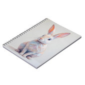 Pastel Low-Poly Bunny Notizblock (Linke Seite)