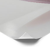 Pastel Low-Poly Bunny Poster (Ecke)