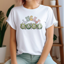 Pastel LUCKY MAMA Clover St Patricks Day T-Shirt