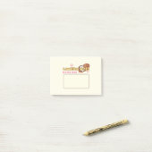 Pastel Lunch Box benutzerdefinierte Spaß hinzufüge Post-it Klebezettel (Auf Schreibtisch)