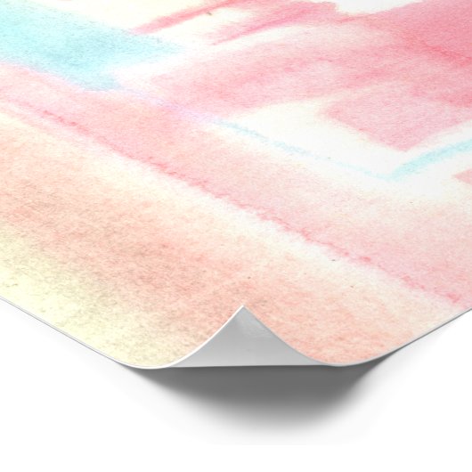 Pastel Luxe I Poster (Ecke)