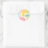 Pastel Luxe I Runder Aufkleber (Tasche)