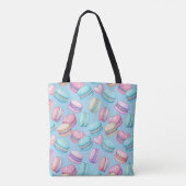 Pastel Macaron Tote Bag Tasche (Rückseite)