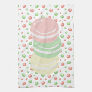Pastel Macarons Geschirrtuch