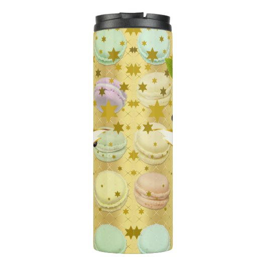 Pastel Macaroon Thermosbecher (Rückseite)