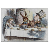 Pastel Mad Hatters Tee Party Cutting Board Schneidebrett (Vorderseite)